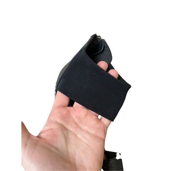 Eileen Fisher Coy Black Leather Espadrille Flats Size 9 - Picture 10 of 11